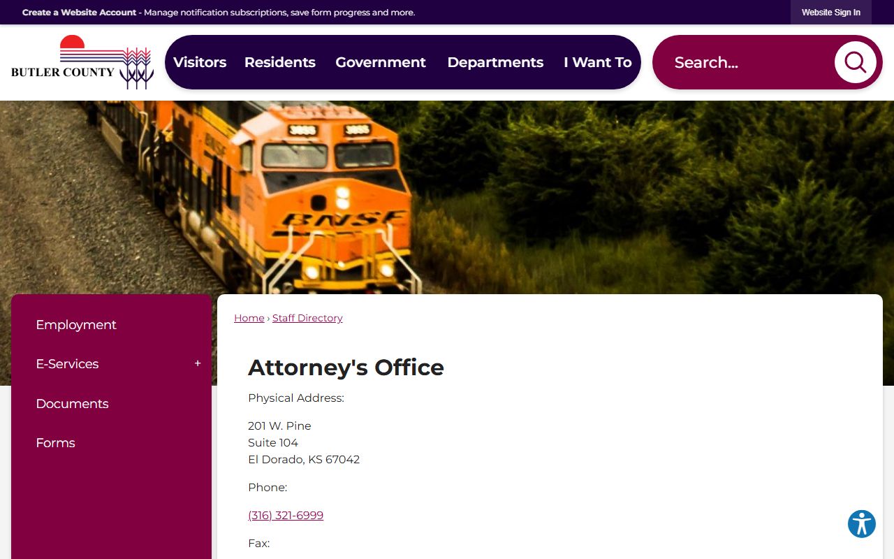 Butler County arrest records County Attorney staff directory